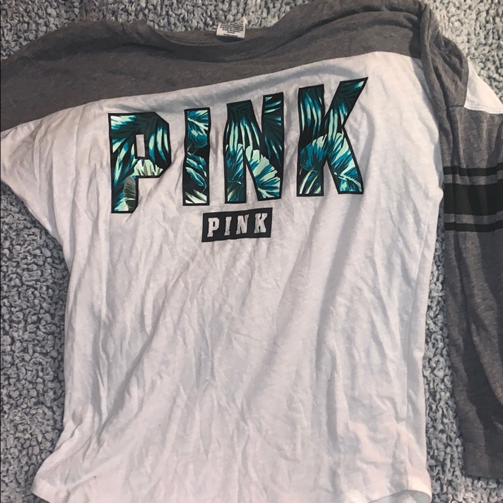 Pink long sleeve tee shirt